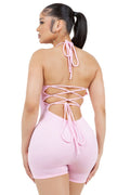 Entangled Romper - Pink